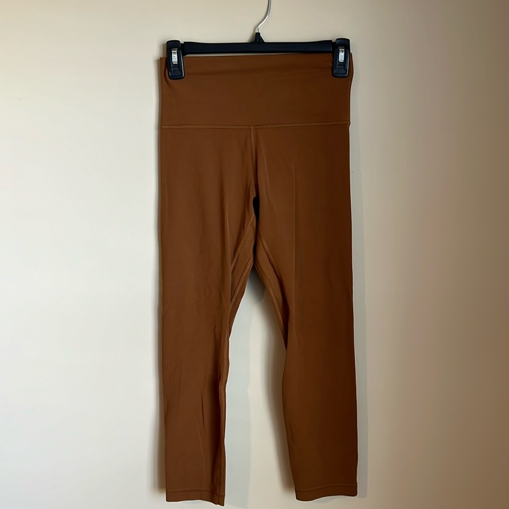 Lululemon Align High Rise Crop 23” Copper Brown